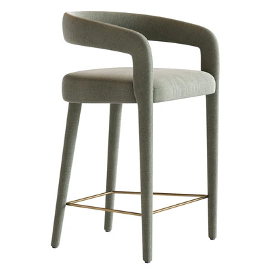 LISETTE WHITE COUNTER STOOL — Ver 2