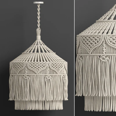 macrame chandelier 05 — Ver 1