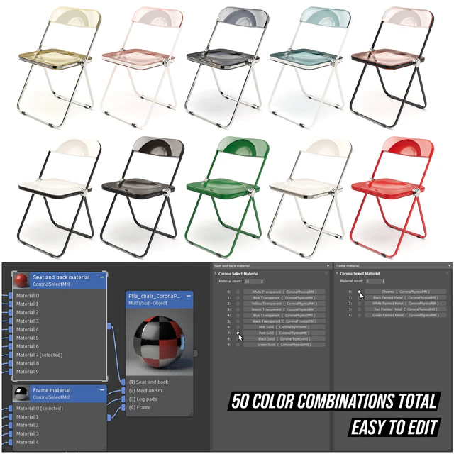 Plia Chair Anonima Castelli — Descargar
