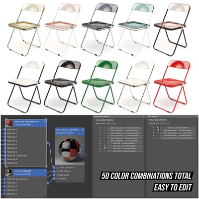 Plia Chair Anonima Castelli — Ver 3