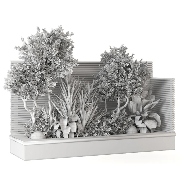 Backyard and Landscape Set Bush and Tree - Set 1139 — Descargar