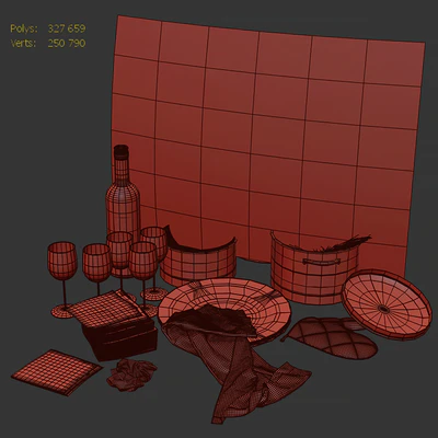 Decorative set for the kitchen — Ver 3