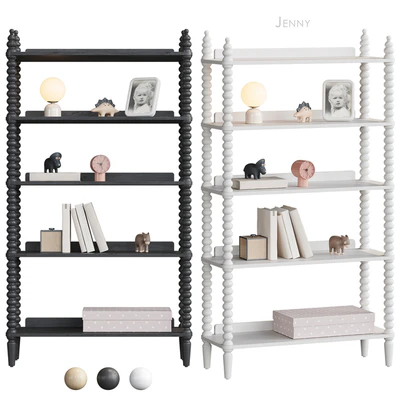 Jenny Lind bookcase CRATE & KIDS — Ver 3