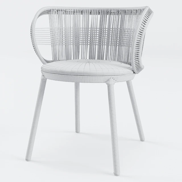 Dedon The Cirql Armchair 4-leg — Скачать