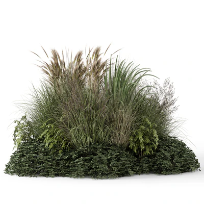 Outdoor Plants Bush -Bush Set 1644 — Вид 3