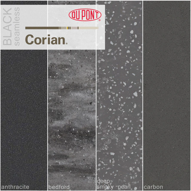 Dupont Corian Kitchen Countertops Black 1 — Скачать