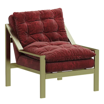 Loft Concept Accent Velvet Armchair — Ver 1