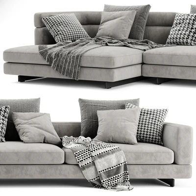 Minotti Alexander Chaise Longue Sofa — Вид 2