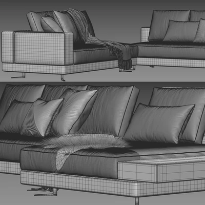 Minotti White Sofa — Ver 2