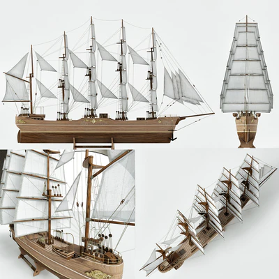 Sailboat model — Вид 2