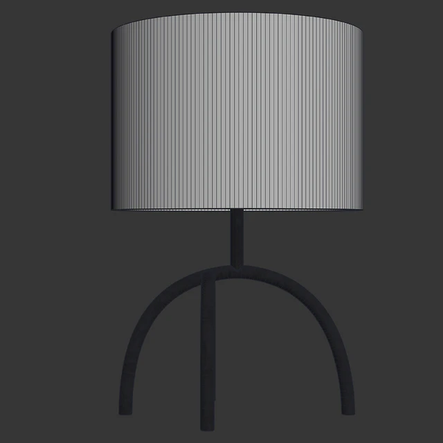 Zara Home - The lamp with velvet shade — Скачать