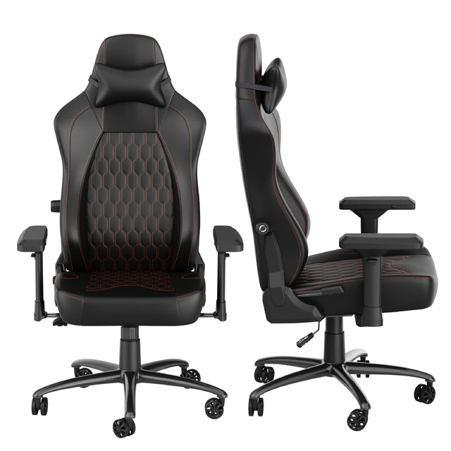 Ergonomic High Back Gaming Chair with Armrests, Headrest Pillow and Adjustable Lumbar Support SY-088 Flash Furniture — Descargar