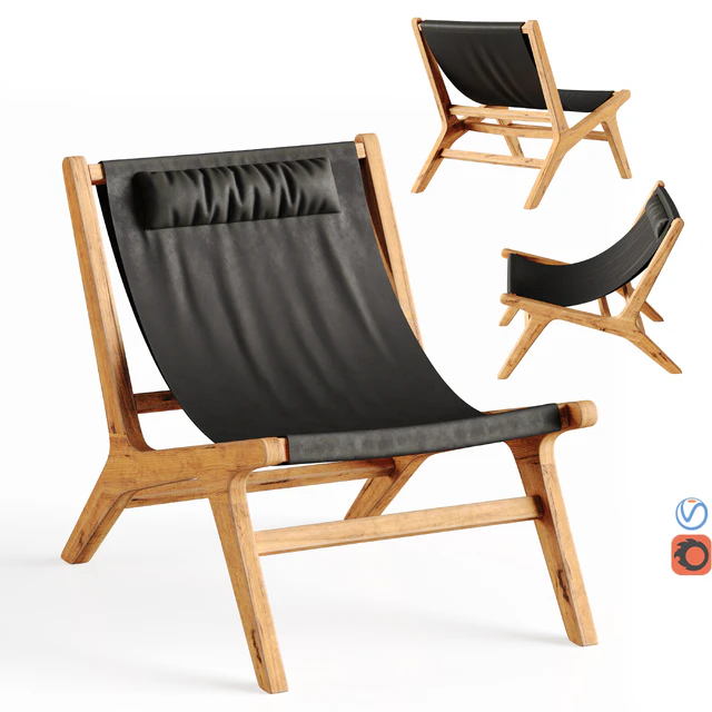Nairobi Garden Armchair Wood No3 — Скачать