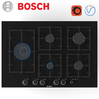 Built-in gas cooktop Bosch PPS816M91E — Ver 1