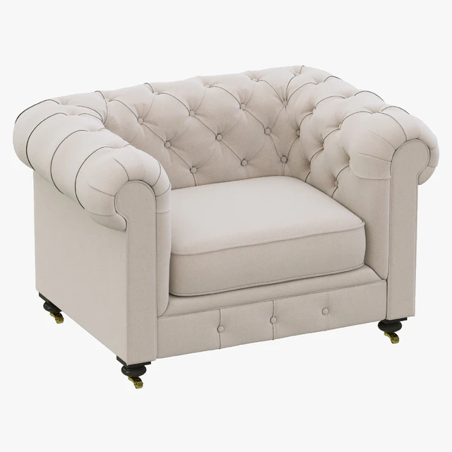 Restoration Hardware Kensington Upholstered Chair — Descargar