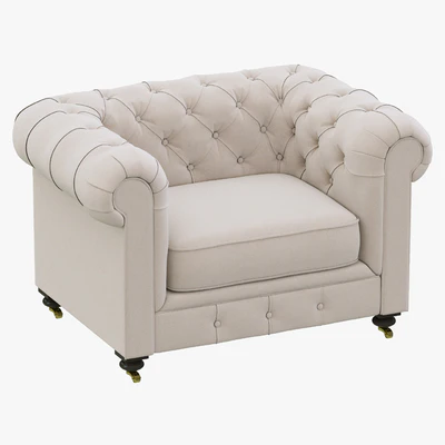 Restoration Hardware Kensington Upholstered Chair — Ver 1