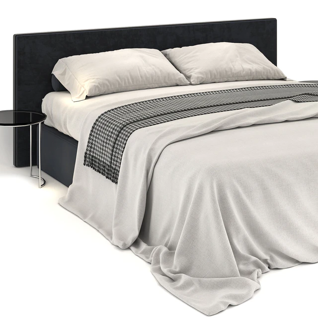 Meridiani stone black bed — Descargar