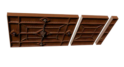 historic palace interior roof wood set 001 — Скачать