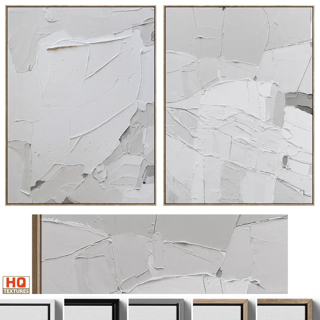 Abstract Textural Plaster Wall Art C-439 — Скачать