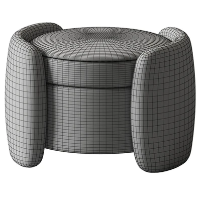 Calder Storage Ottoman - Crate and Barrel — Ver 2