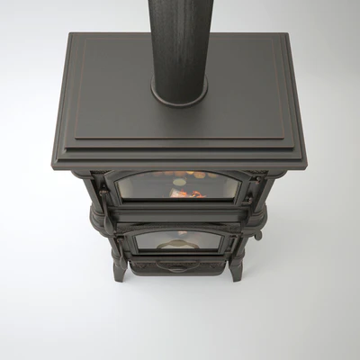 Retro Fireplace / Old Fireplace — Ver 2