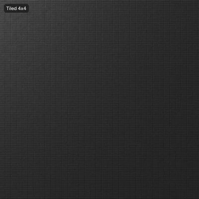 smooth stack bond brick wall texture black — View 3