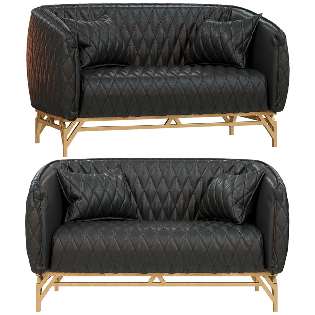 Double sofa Diplomat factory oldloft mebel — Скачать
