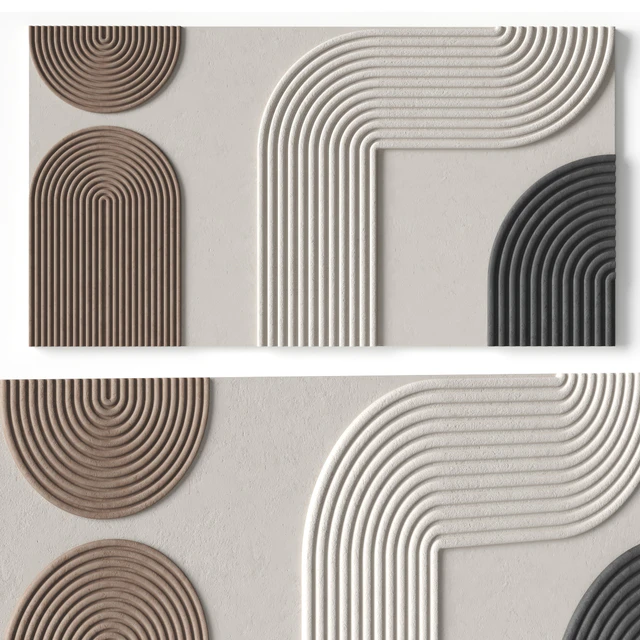 Relief artwork 39 - 3d art wall decor - Panel — Descargar
