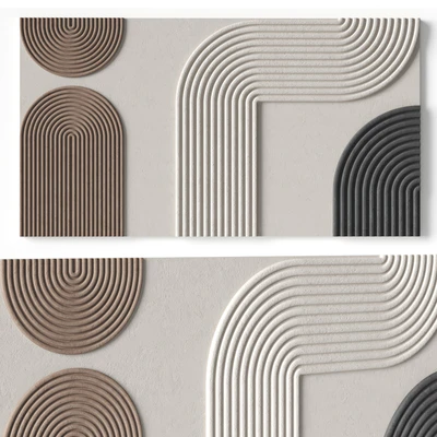 Relief artwork 39 - 3d art wall decor - Panel — Ver 2