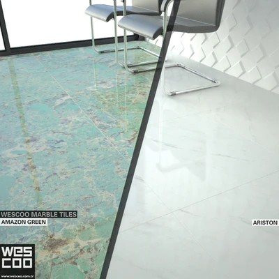 WESCOO Marble Tiles AMAZON GREEN, ARISTON — Ver 1