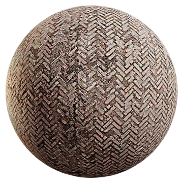 herringbone brick floor 001 — Descargar