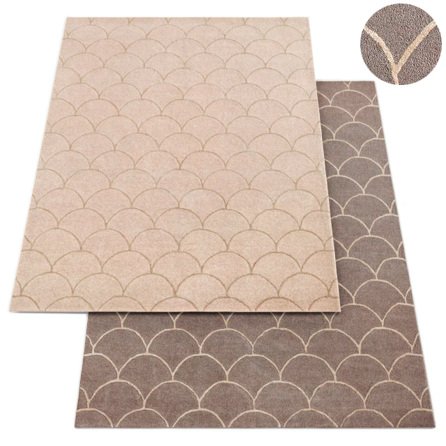 Scallop Wool Rug RH Baby and Child — Скачать