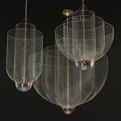 Moooi Meshmatics Chandeliers By Rick Tegelaar — Ver 1