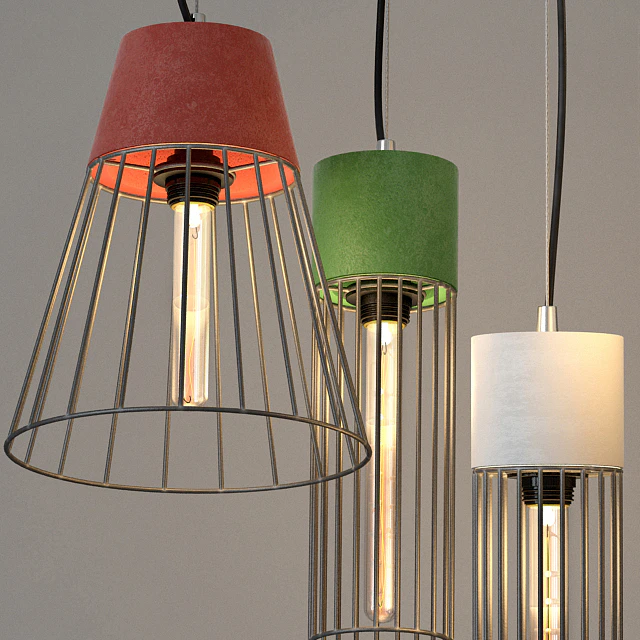 Wire cage chandelier — Descargar