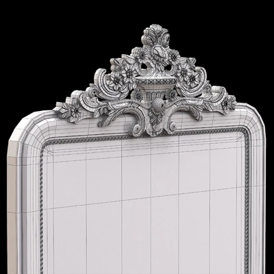 LOUIS PHILIPPE GILT LEANER MIRROR — Ver 2