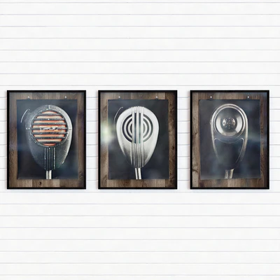FLOATING MICROPHONE PRINT — View 1