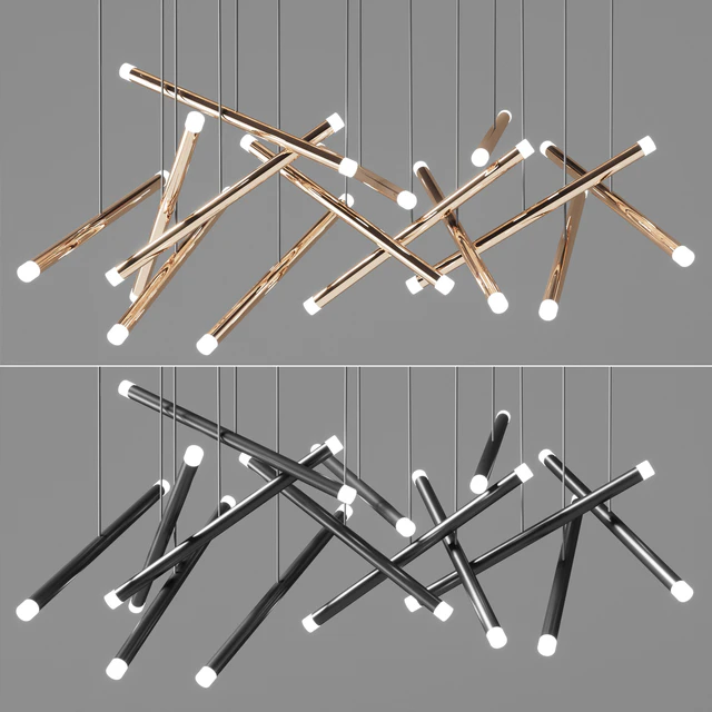 Chandelier Dutti D0068 LED Chandelier Modern 14 — Descargar