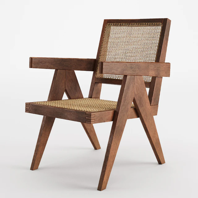 Pierre Jeanneret Easy Chair Armchair — Descargar