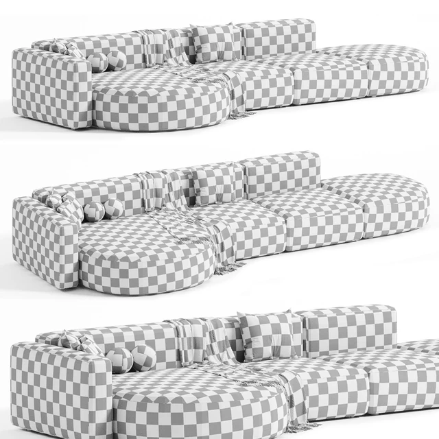 Belt modular Sofa — Скачать
