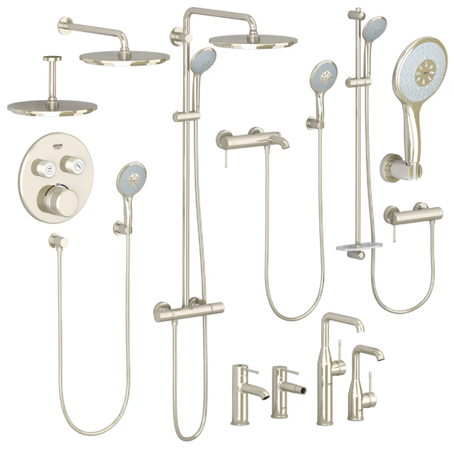 Grohe set 1 | Essence | Euphoria | with adjustable watering can — Descargar