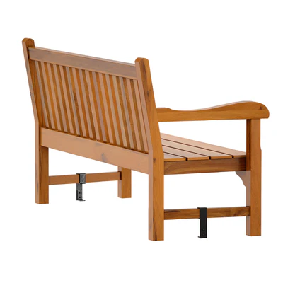 Wooden garden bench / park bench — Ver 3
