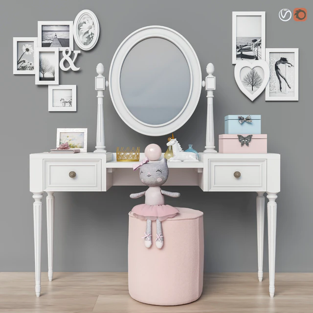Dressing table (2 options for children, for adults) set 19 — Descargar