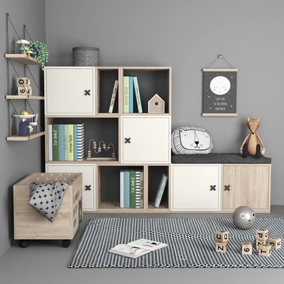 Set of furniture and decor for a children's room 6 — Ver 2