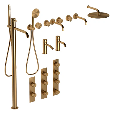 Plumbing mixers Quadro set 2 — Ver 2