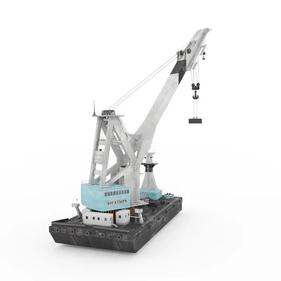 Floating crane Bogatyr — Ver 2