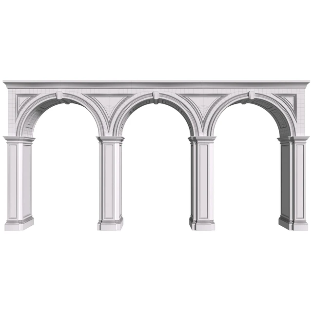 Арка в классическом стиле. Арочный межкомнатный проем.Аркада.Door Portal.Arched Opening.Arched doorway — Скачать