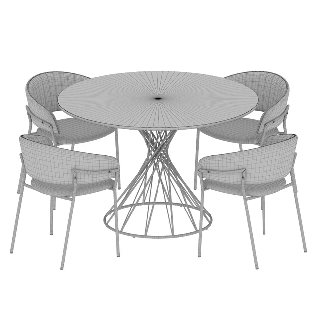 Nuit table Piza chair — Download
