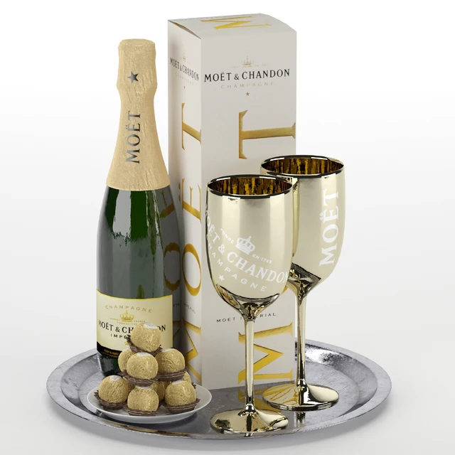 Champagne On A Tray set 2 — Скачать