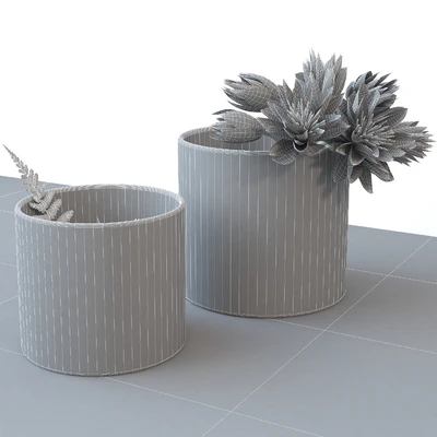 Flower arrangement in a glass vase — Ver 2