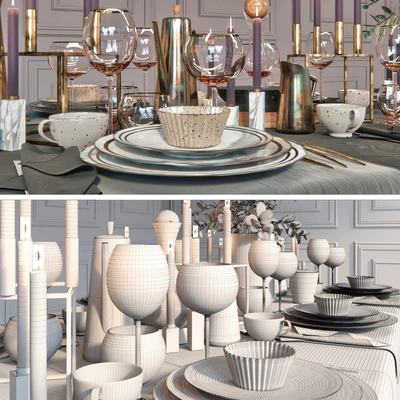 Tableware decoration — Ver 2